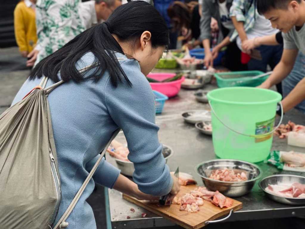 深圳農(nóng)家樂(lè)野炊不一樣的用餐方式